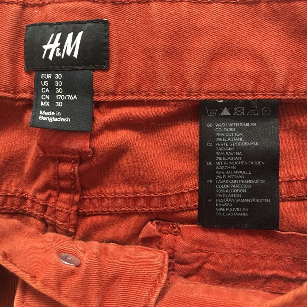H&M Rust Colored Jeans - Picture 5 of 6
